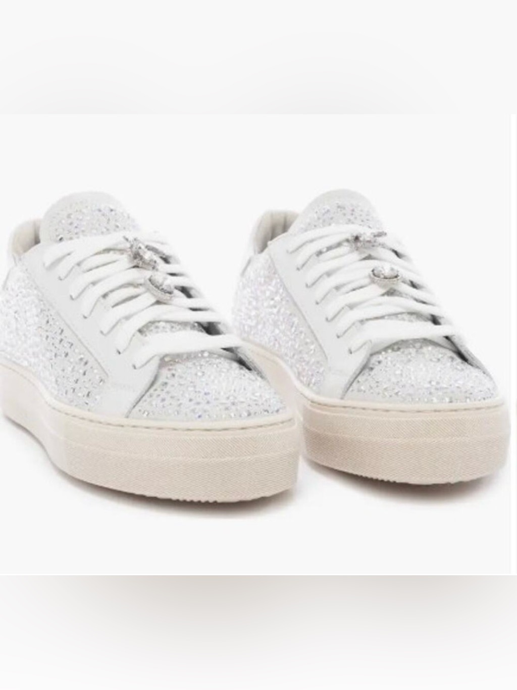Nearly New! P448 Thea Multi Strass Embellished Sneaker Sz. 41 (Us 10.5-11)